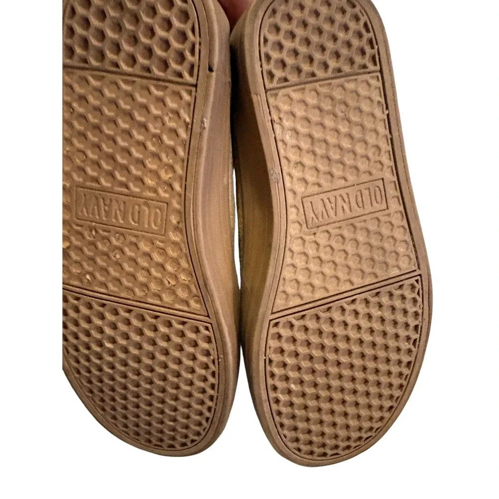 Old Navy Boys Tan Faux Suede Moc Toe Chukka Boots Size 12 Mid Top Sneaker Shoes